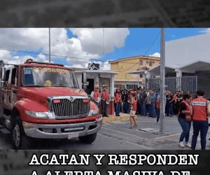 ACATAN Y RESPONDEN A ALERTA MASIVA DE EMERGENCIAS