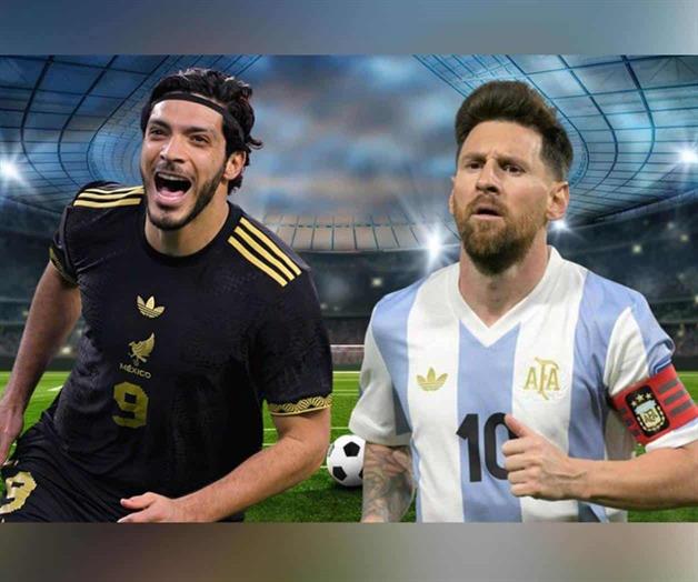 Serán Messi y Argentina rivales de México a días del Mundial Serán Messi y Argentina rivales de México a días del Mundial