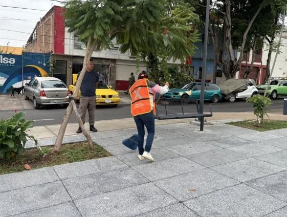 Sancionan a mujer por arrojar basura en Guadalajara Sancionan a mujer por arrojar basura en Guadalajara
