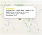 Reportan sismo en Linares