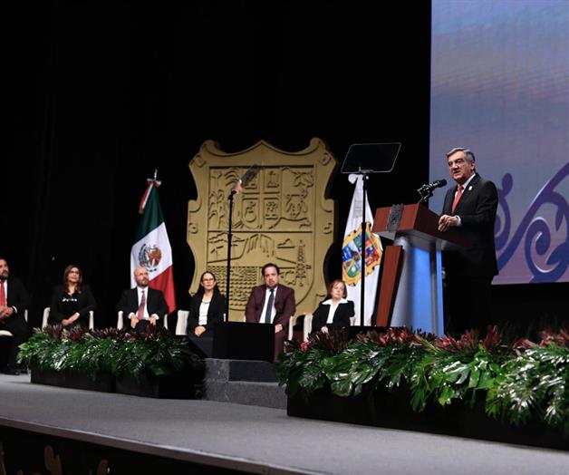 Américo Villarreal rinde mensaje a tres años de su gobierno