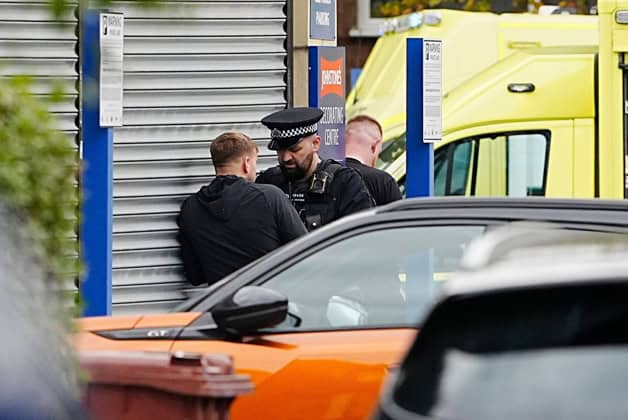 Escena del ataque en Manchester