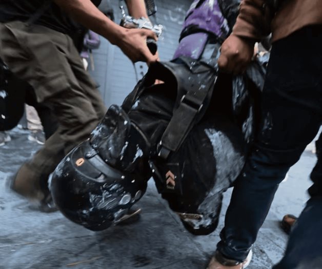 Dan de alta a 78 policías heridos en marcha del 2 de octubre Dan de alta a 78 policías heridos en marcha del 2 de octubre