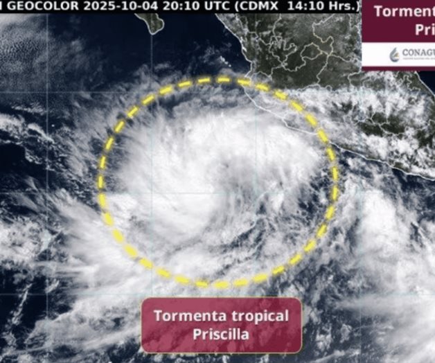 Tormenta tropical Priscila se forma en el Pacífico mexicano Tormenta tropical Priscila se forma en el Pacífico mexicano