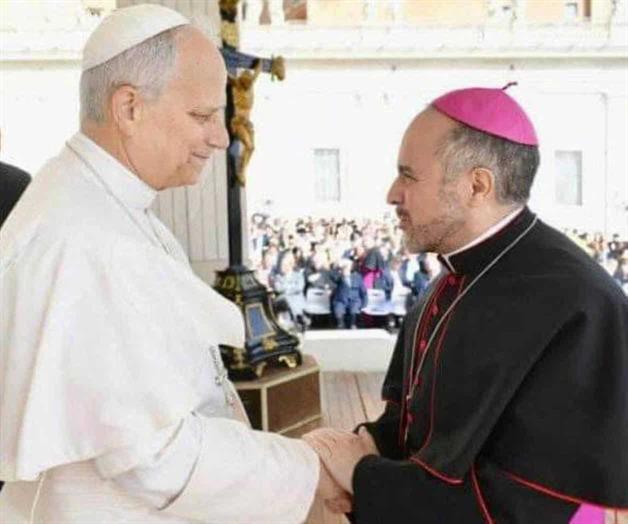 Saluda obispo al Papa León XIV Saluda obispo al Papa León XIV