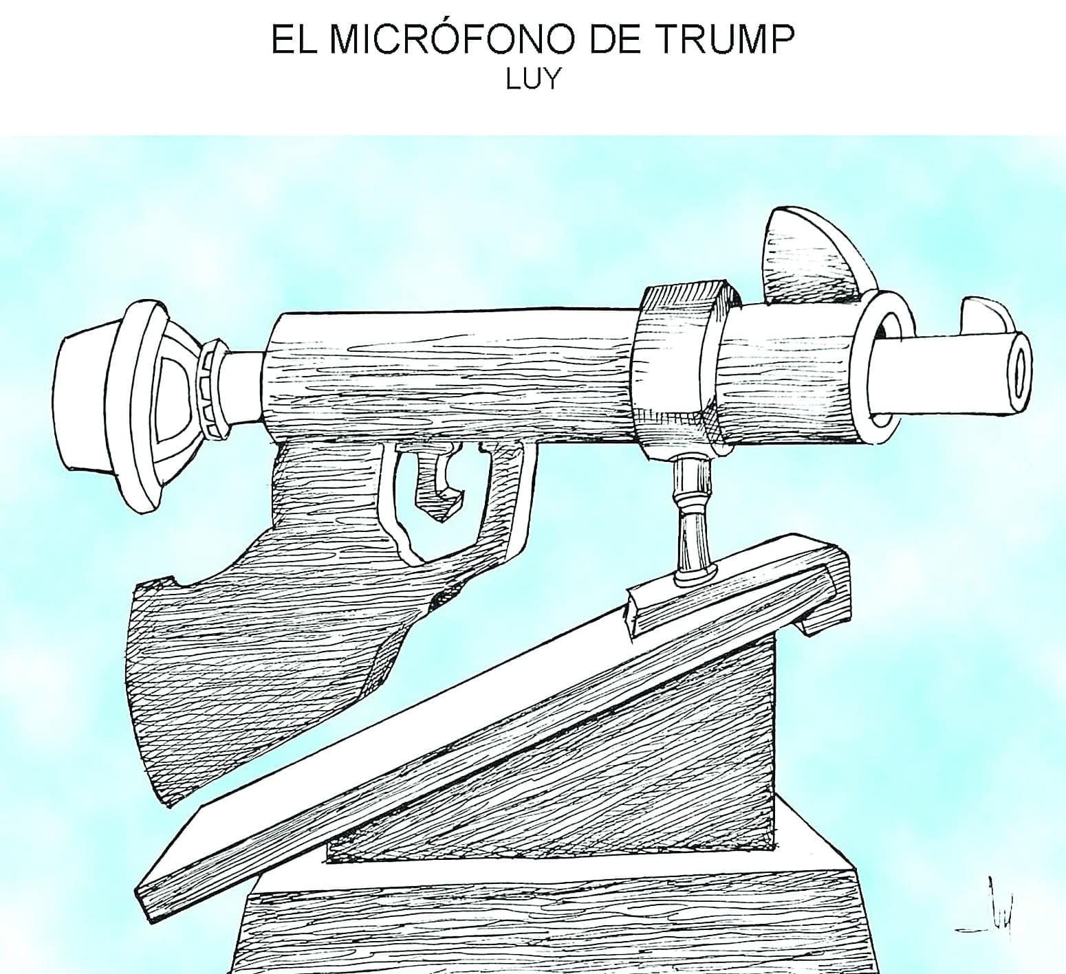 El micrófono de trump El micrófono de trump