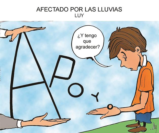 Afectado por las lluvias Afectado por las lluvias