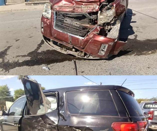 Menor lesionada en fuerte choque Menor lesionada en fuerte choque