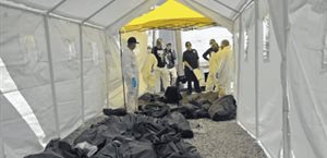 Suman 105 personas identificadas de las 386 halladas en el crematorio