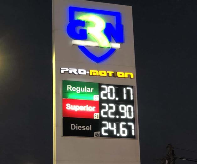 Gasolina a la alza Gasolina a la alza