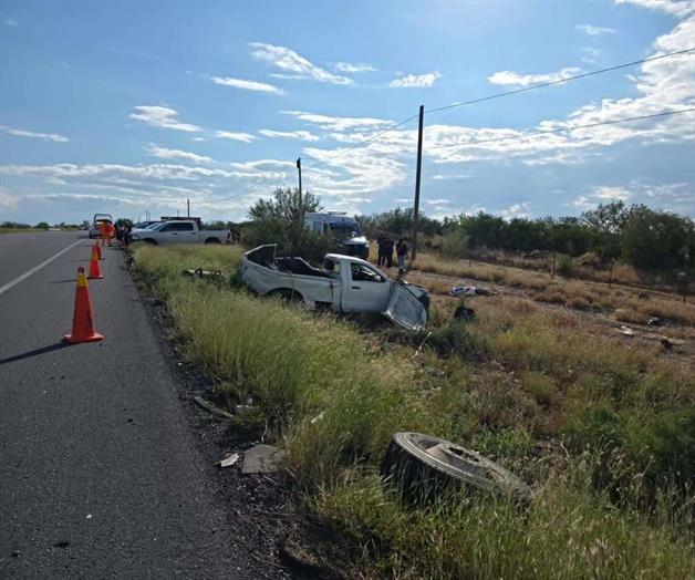 Mujer muere en accidente en carretera de Nuevo Laredo Mujer muere en accidente en carretera de Nuevo Laredo