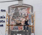 Alista mural al aire libre