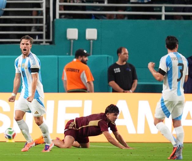 Sin Messi pero con gol de Lo Celso, Argentina vence 1-0 a Venezuela Sin Messi pero con gol de Lo Celso, Argentina vence 1-0 a Venezuela