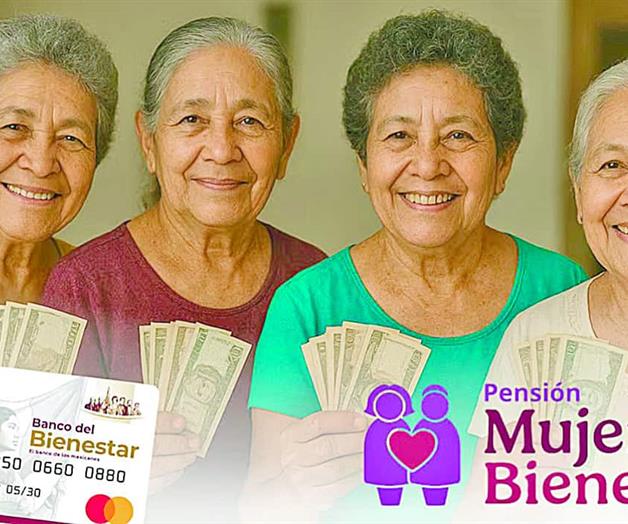 Entrega de tarjetas de Pensión Mujeres Bienestar