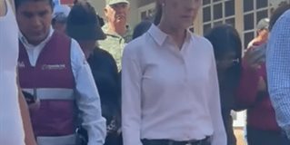 Claudia Sheinbaum recorre zona afectadas por lluvias