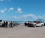 Realizan búsqueda de hombre perdido en playa Bagdad
