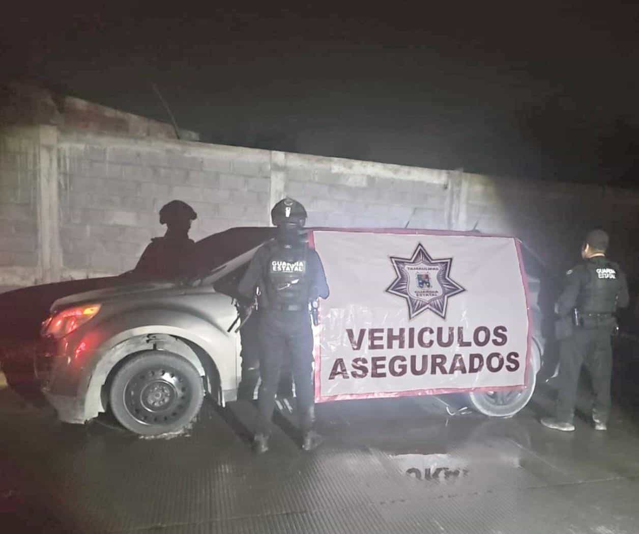 Aseguran cámara de videovigilancia y auto