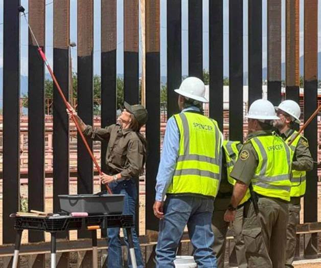Apuran construcción del muro fronterizo Apuran construcción del muro fronterizo