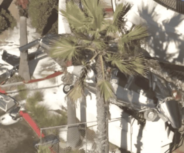 Reportan cinco heridos tras caer helicóptero en California Reportan cinco heridos tras caer helicóptero en California