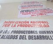 Productores alistan manifestación