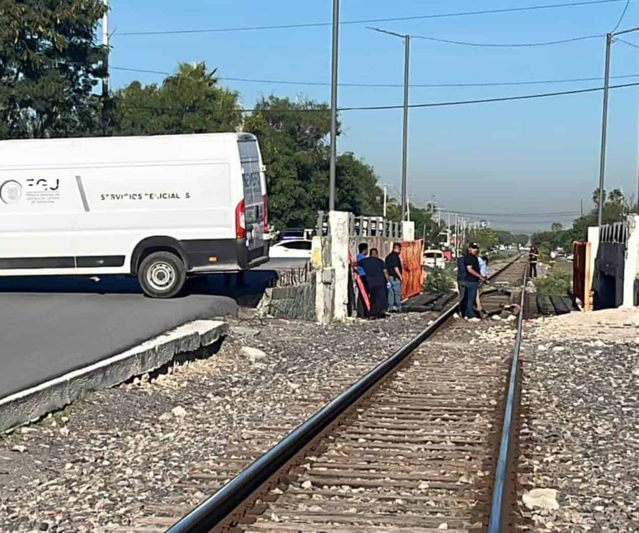 ¡Arrollado por el tren!