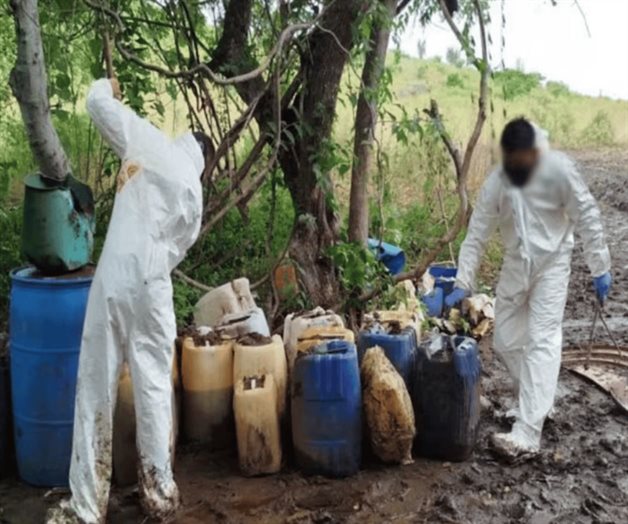 Decomisan drogas, armas, explosivos e hidrocarburo en seis estados