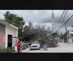 Peligro por caída de postes