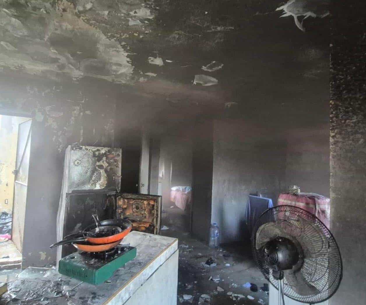 Incendio deja a casa en cenizas