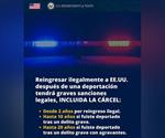 ´Ni lo intentes, fracasarás´, insiste EU a los migrantes