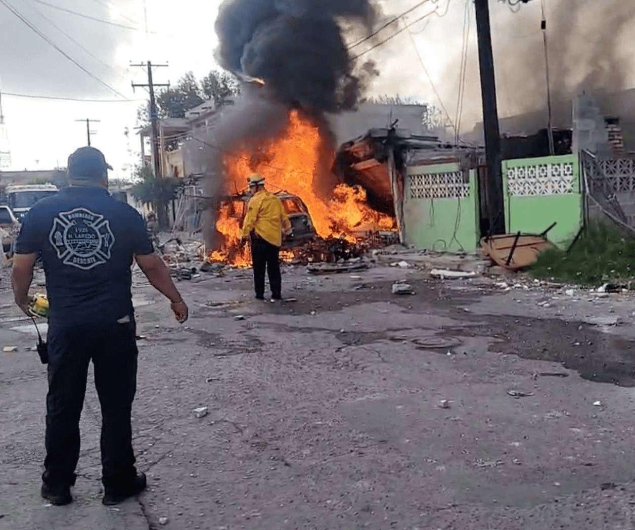 Explota vivienda en Nuevo Laredo
