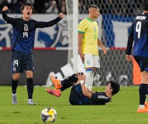Japón vence a Brasil 3-2 en juego amistoso