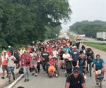Reportan detención de líder de la caravana migrante en Chiapas