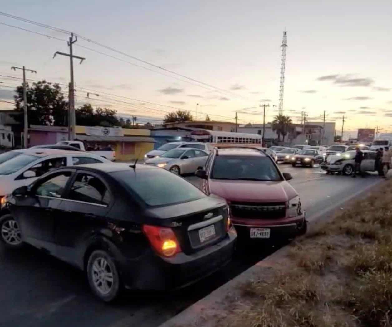 Se registran choques en carretera Río Bravo-Reynosa