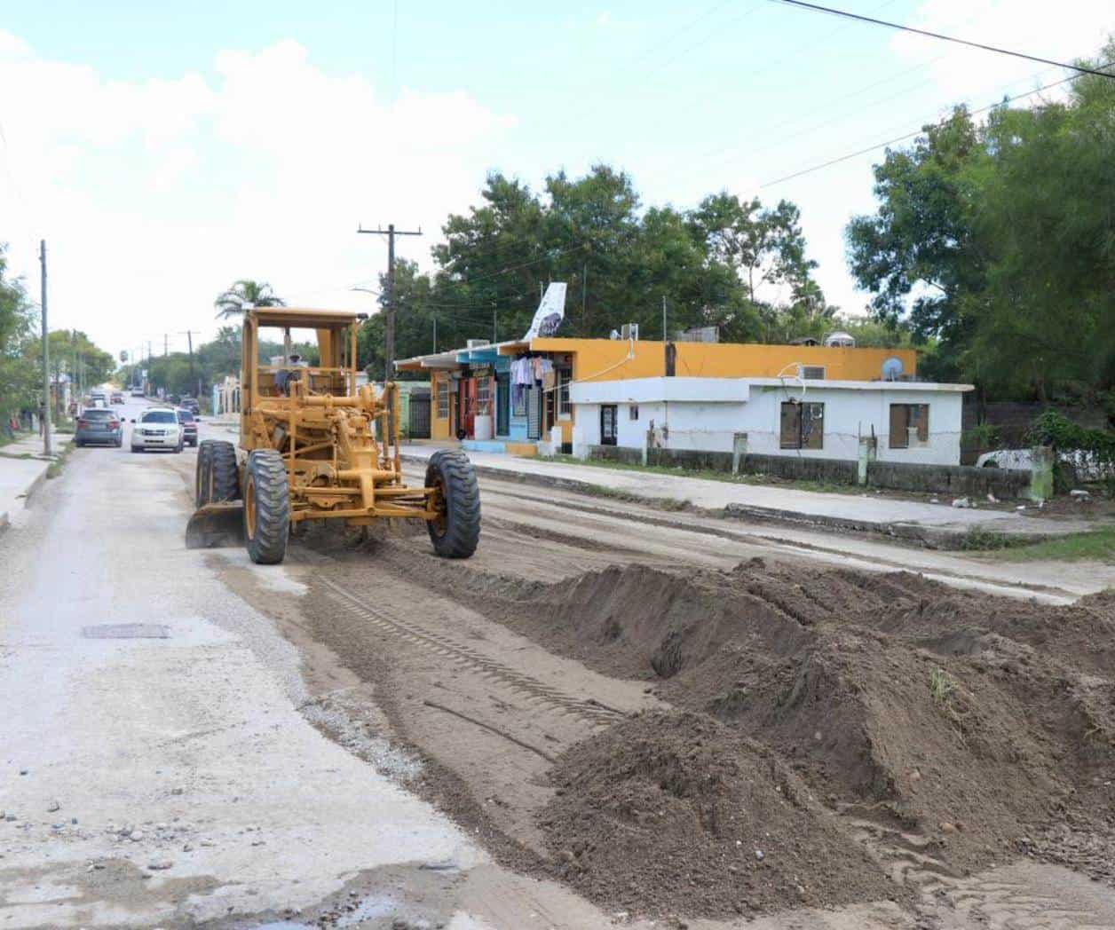 Mejoran vialidades en  la Col. Bella Vista Norte