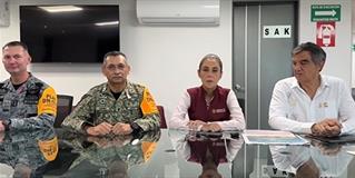 Sheinbaum monitoreo nivel del río Pánuco