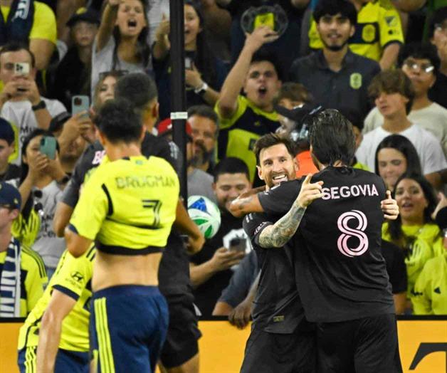 Segundo triplete de Messi en la MLS da victoria al Inter Miami, 5-2 sobre Nashville