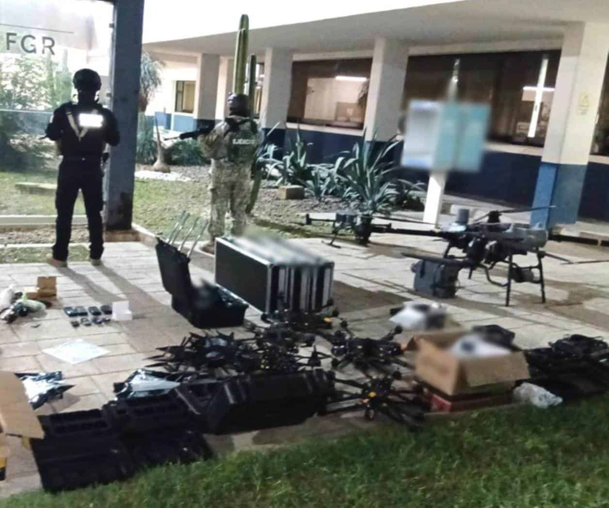 Aseguran en Tamaulipas explosivos y drones con Operación Frontera Norte Aseguran en Tamaulipas explosivos y drones con Operación Frontera Norte