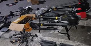 Aseguran explosivos y drones