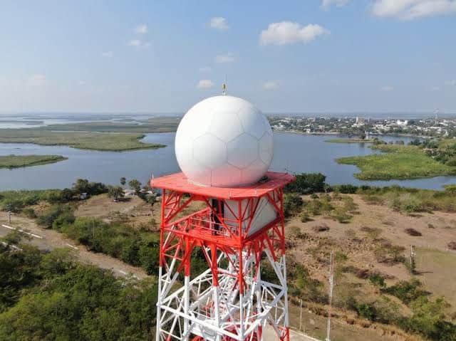 Sin operar radar meteorológico