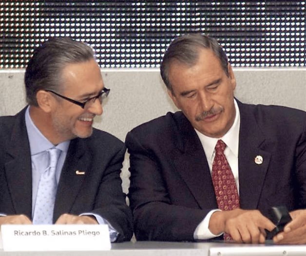 Fox respalda a Salinas Pliego en su posible aspiraci&oacute;n presidencial