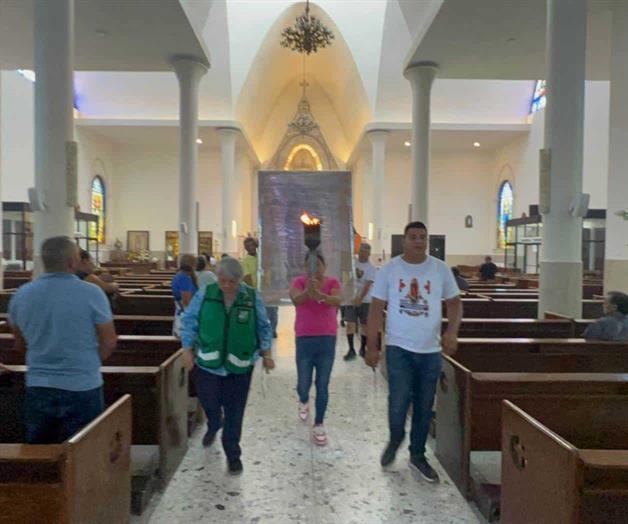 Antorcha Guadalupana llega a la Concatedral