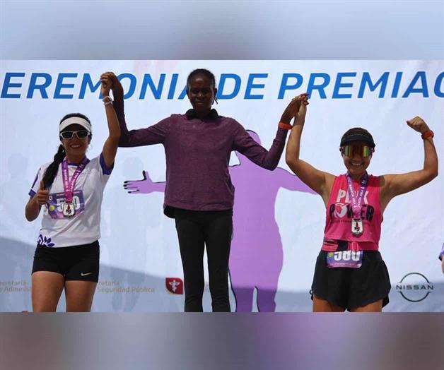 ¡Es una corredora elite! ¡Es una corredora elite!