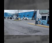 Incendio en maquiladora