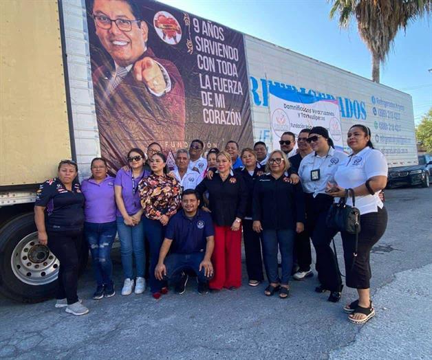 Recaudan 50 toneladas en alimentos y medicinas