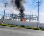 Se registra incendio en subestación de CFE en Nuevo Laredo