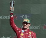 Charles Leclerc celebra su podio en GP de México con frase mexicana