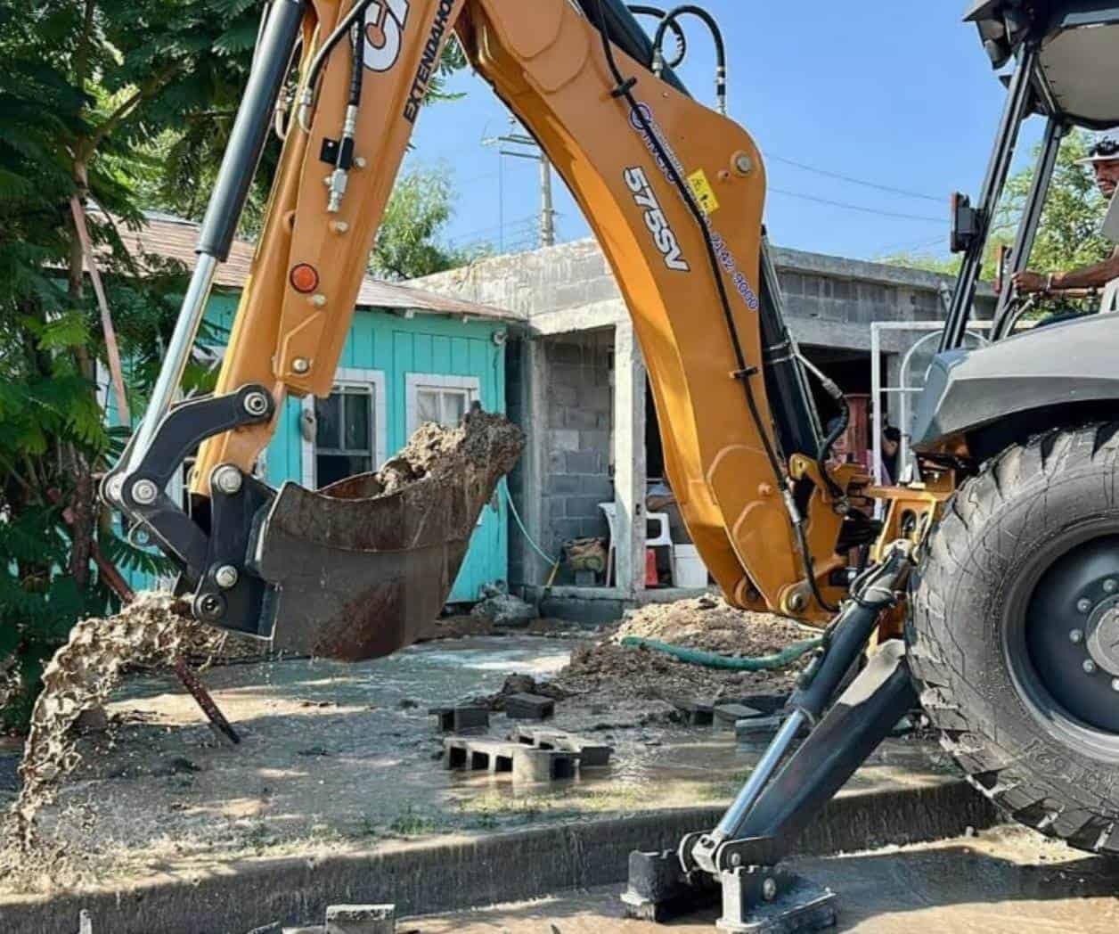 Fuga emergente deja sin agua al sur de la ciudad