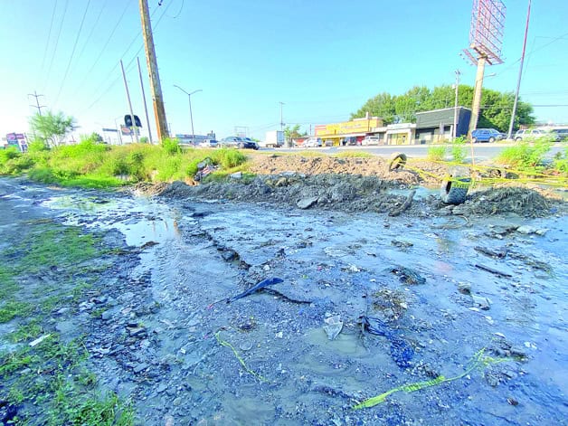 Grave desperdicio por una fuga sin reparar Grave desperdicio por una fuga sin reparar