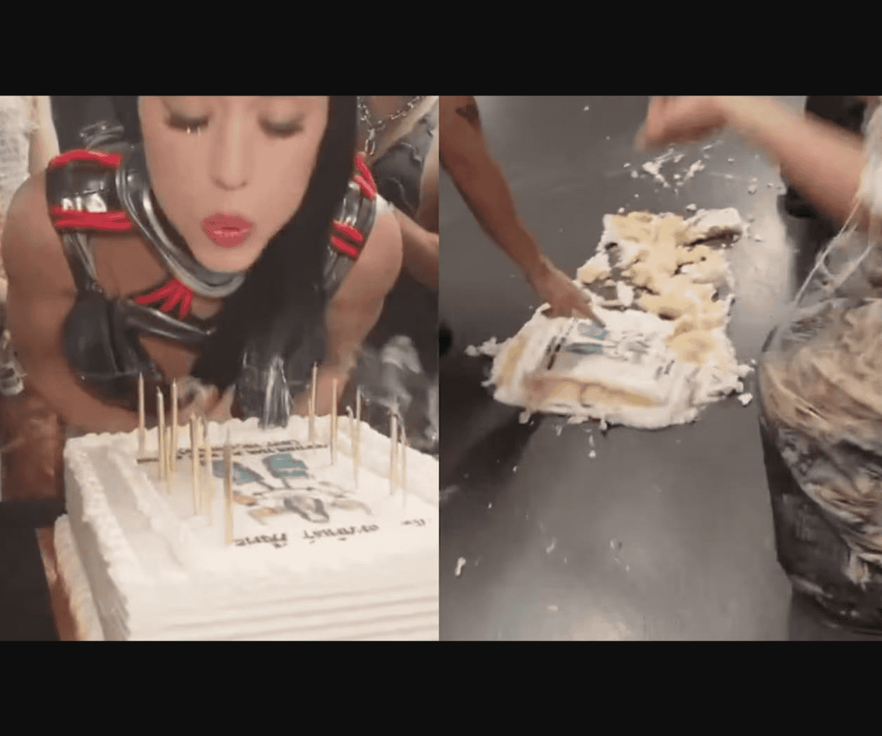 Katy Perry enfrenta críticas por destrozar su pastel de cumpleaños Katy Perry enfrenta críticas por destrozar su pastel de cumpleaños