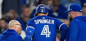 George Springer fuera de alineación de Azulejos para 4to juego de Serie Mundial contra Dodgers George Springer fuera de alineación de Azulejos para 4to juego de Serie Mundial contra Dodgers